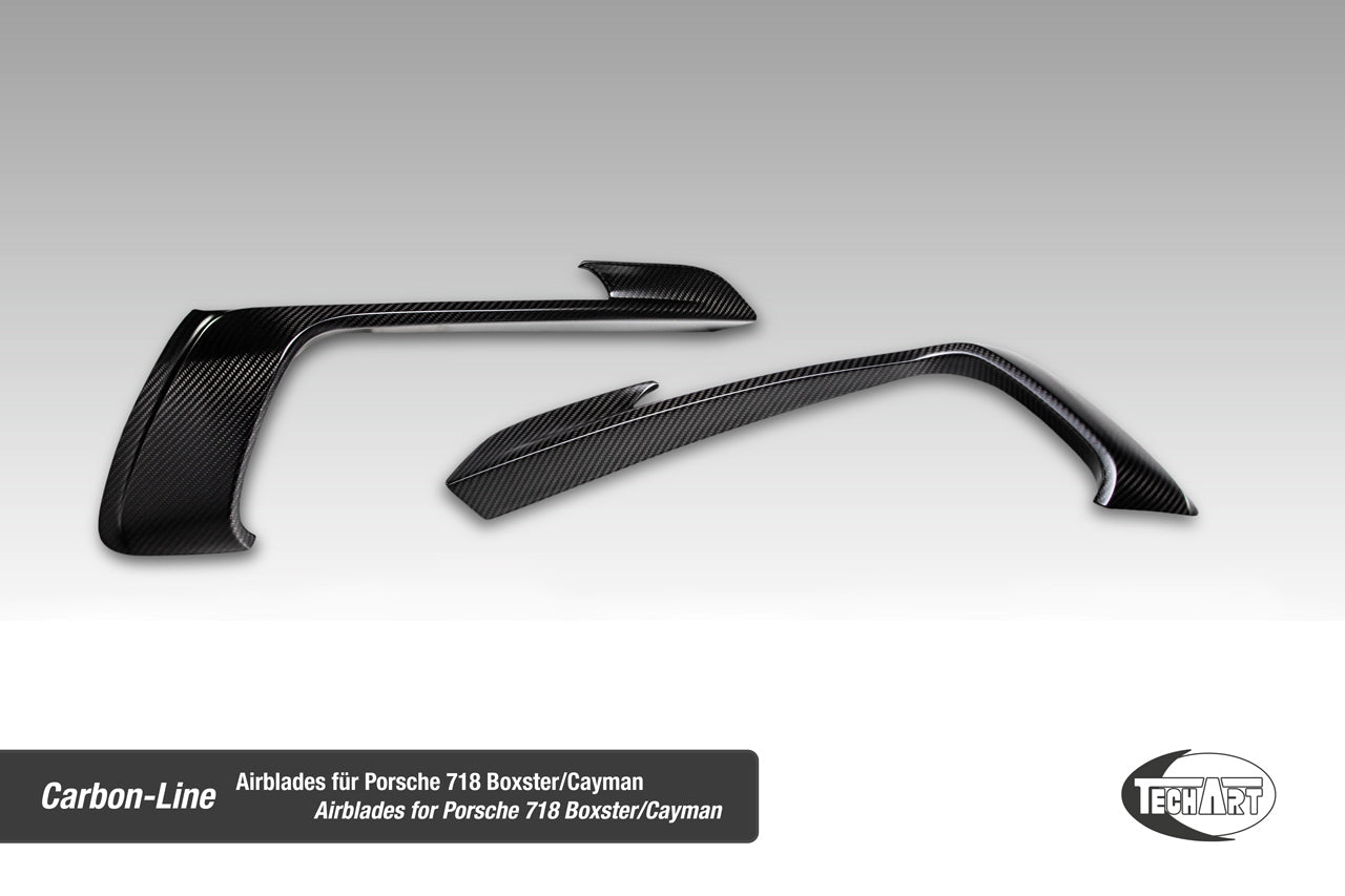 TECHART Carbon Front Airblades for 718