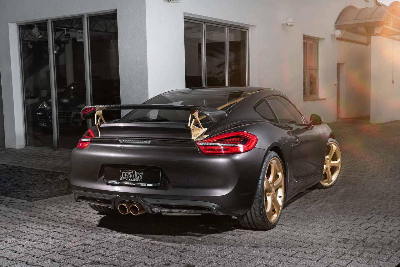 TECHART Rear Spoiler II for 981 Cayman