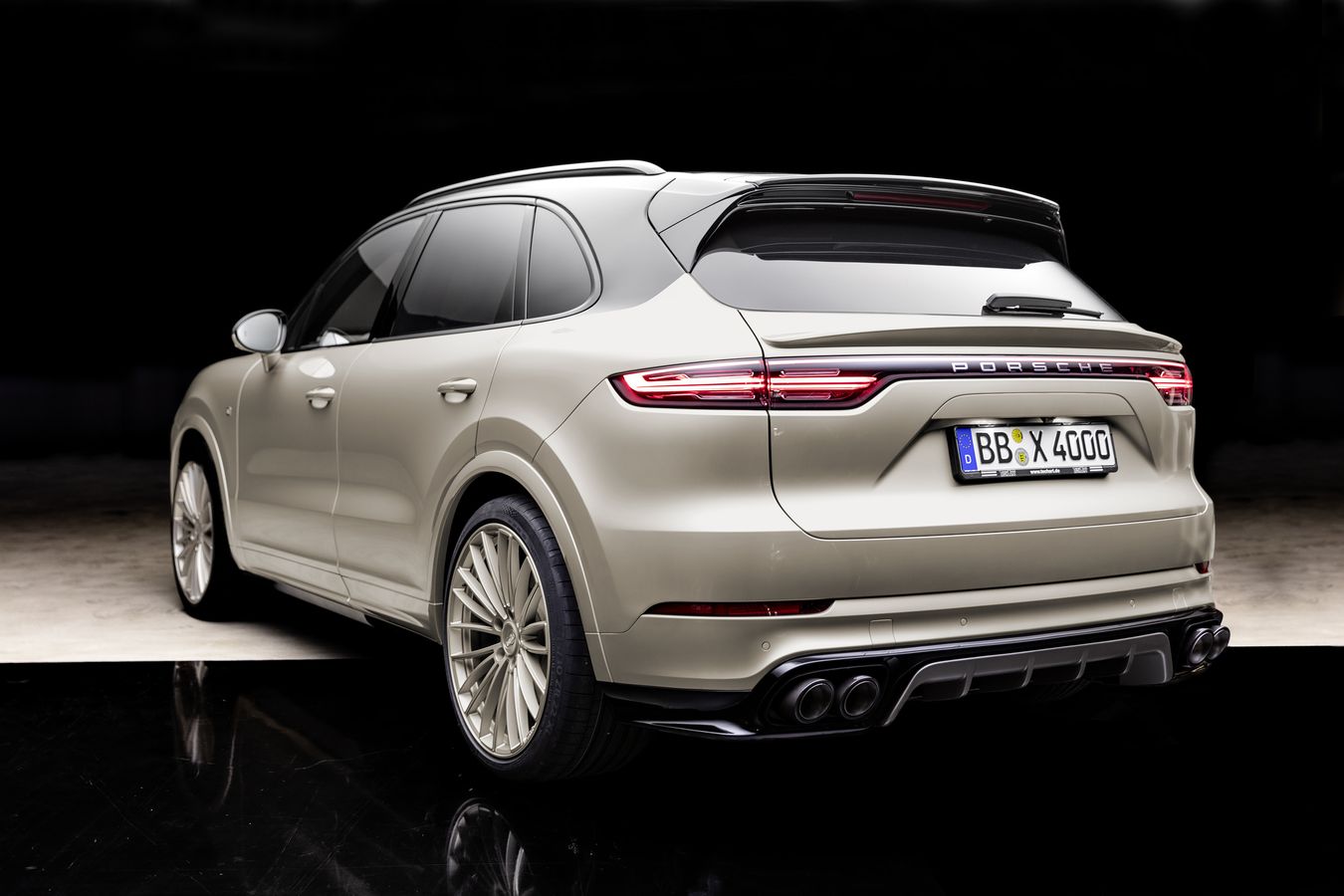 TECHART Rear Apron lower part I incl. Diffusor for E3.1 (9YA/B) Cayenne up to MY23