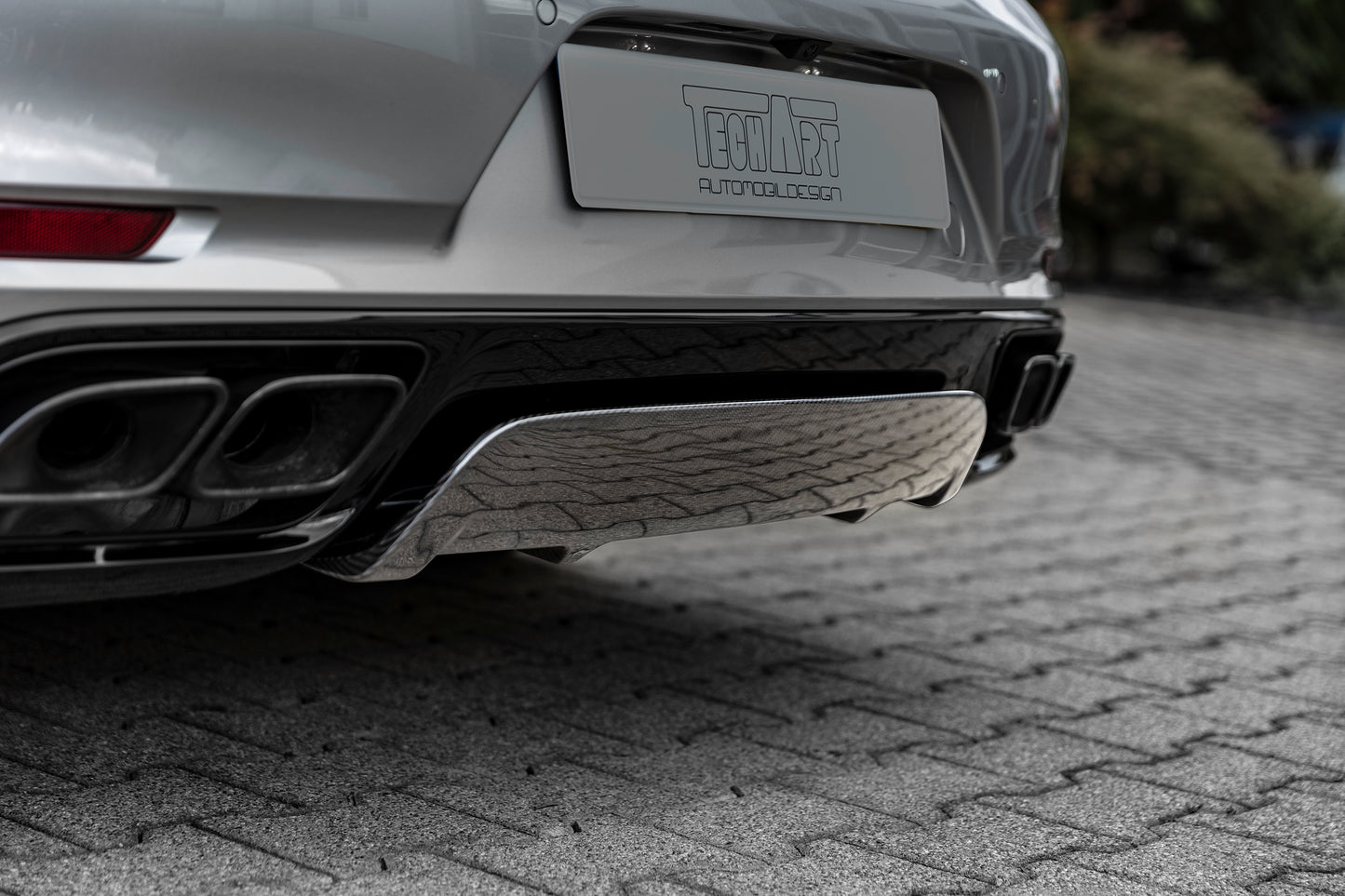 TECHART Diffusor Add-On for Rear Apron for 991 Carrera from MY17
