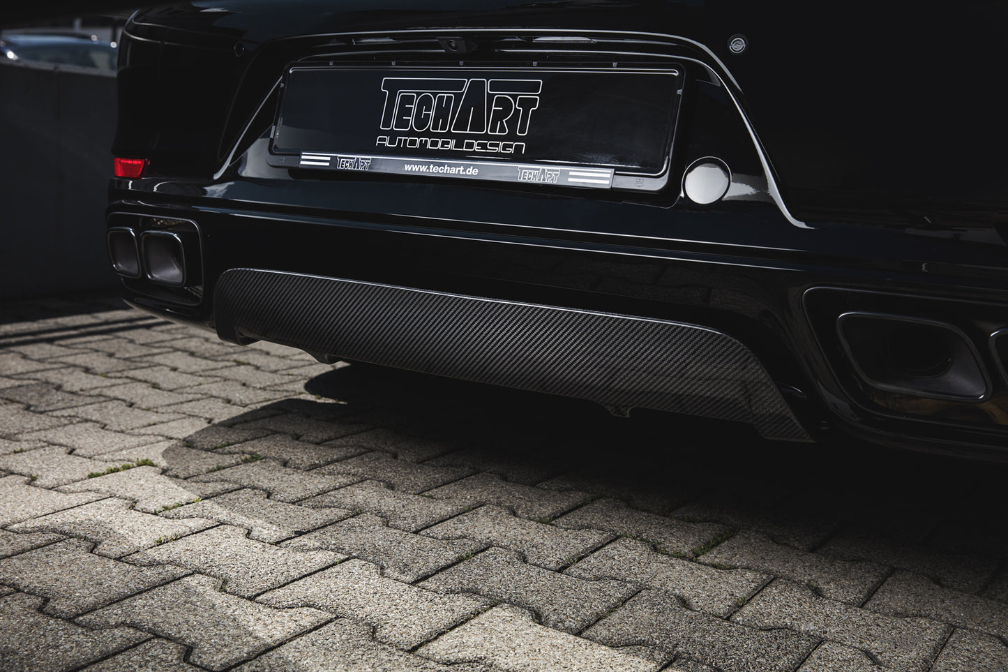 TECHART Diffusor Add-On for Rear Apron for 991 Carrera from MY17