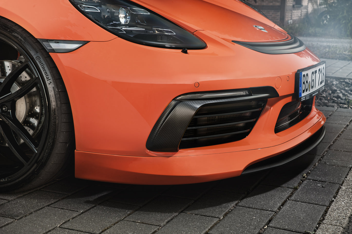 TECHART Carbon Front Airblades for 718