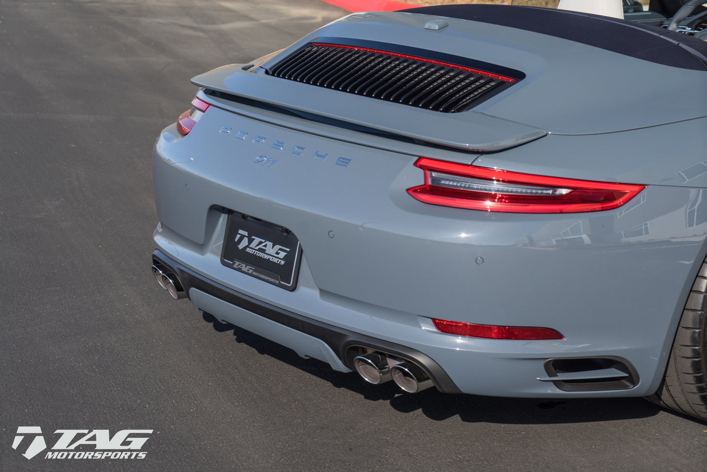 TECHART Diffusor Add-On for Rear Apron for 991 Carrera from MY17