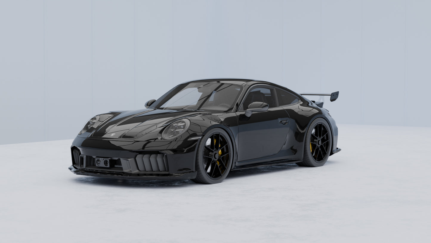 TECHART Carbon Front Spoiler for 992.2 Carrera from MY2025