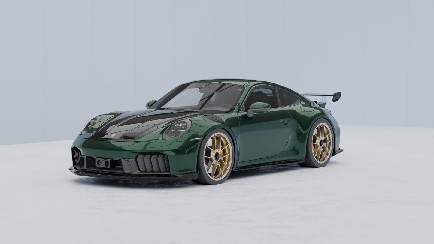 TECHART Carbon Front Spoiler for 992.2 Carrera from MY2025