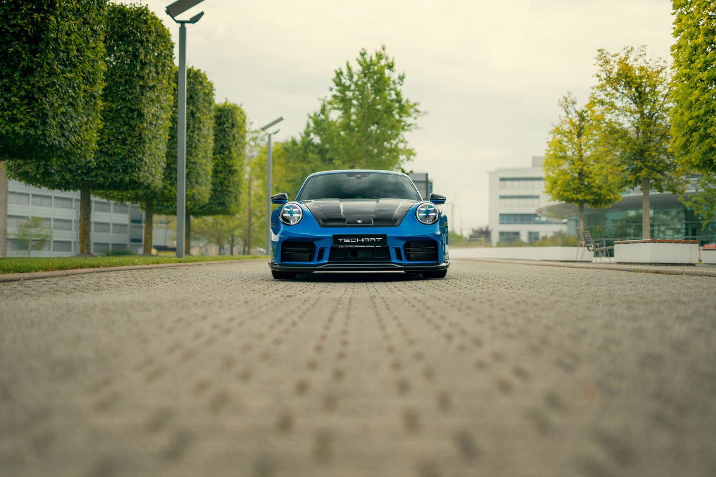 TECHART Carbon Front Spoiler for 992.2 Carrera from MY2025