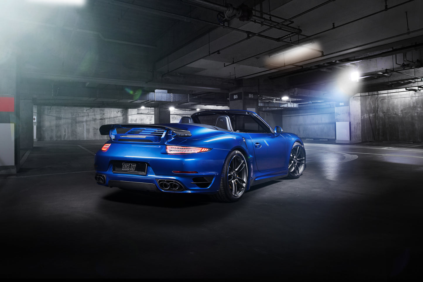 TECHART Diffusor Add-On for Rear Apron for 991.1 Turbo (S) up to MY16