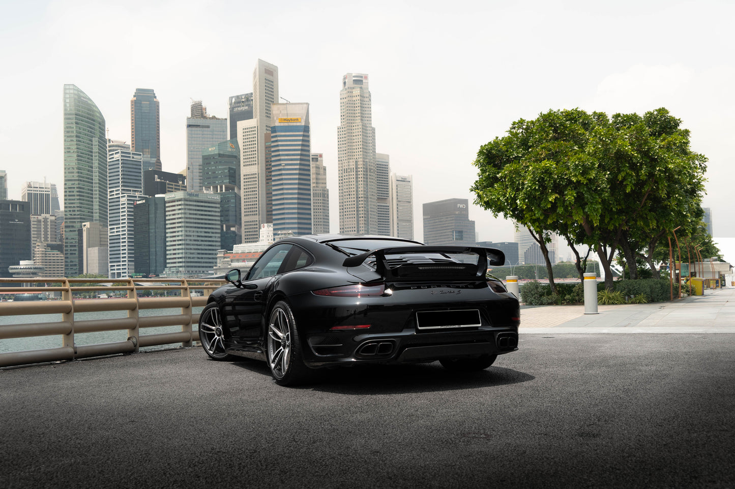 TECHART Diffusor Add-On for Rear Apron for 991.1 Turbo (S) up to MY16