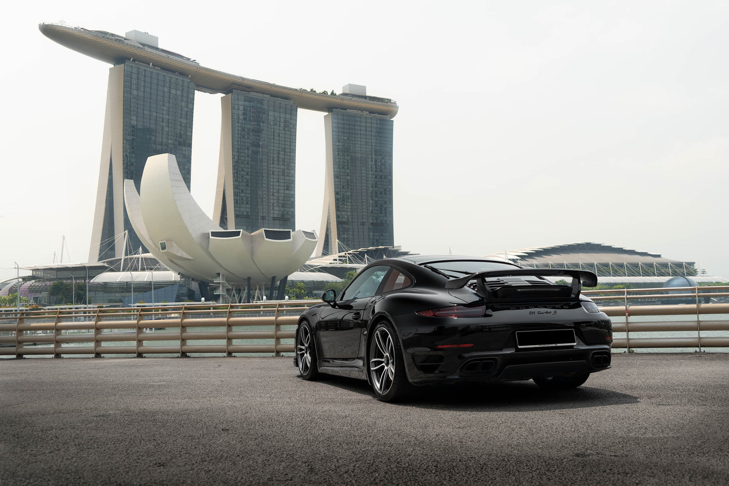 TECHART Diffusor Add-On for Rear Apron for 991.1 Turbo (S) up to MY16