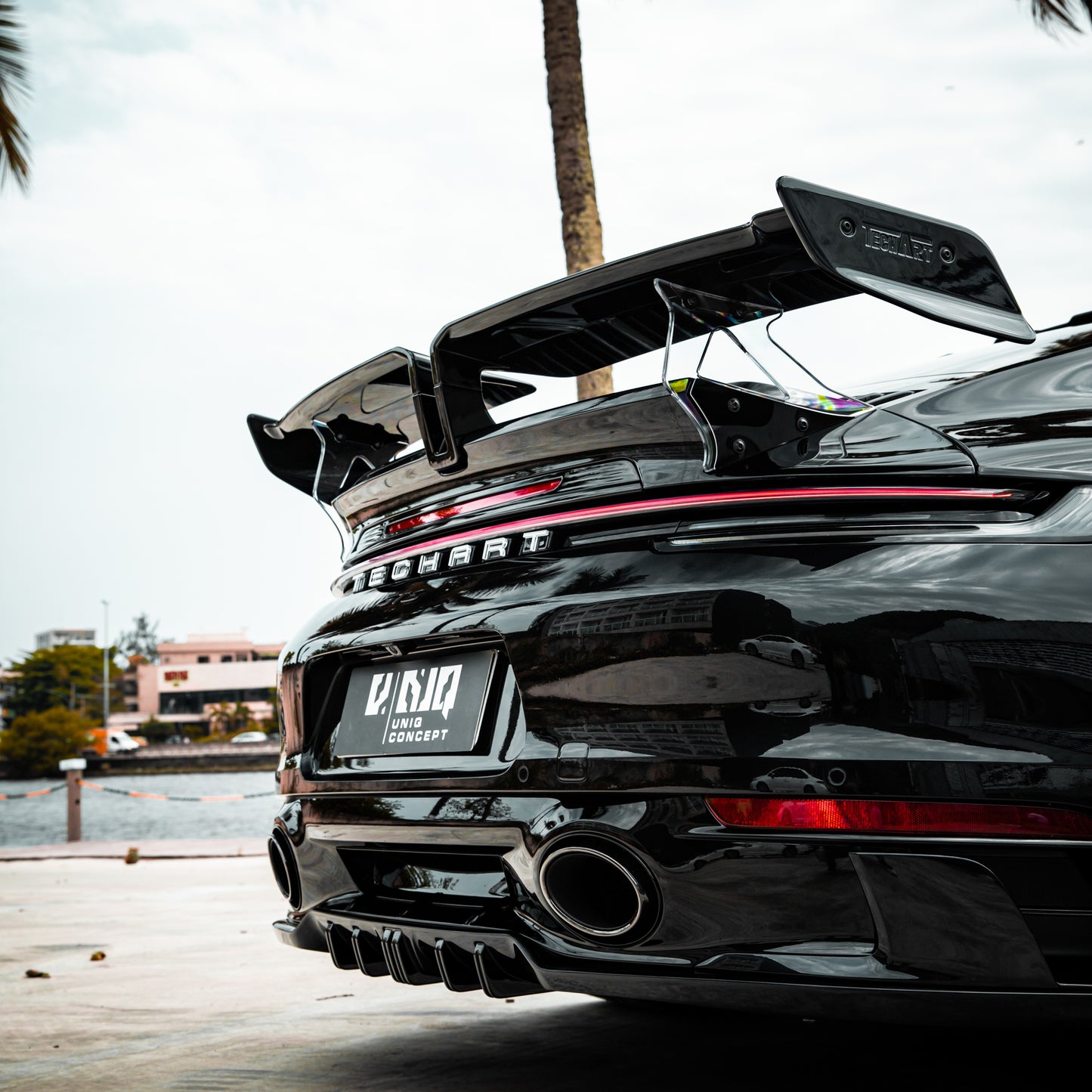 TECHART Rear Spoiler II for 992 Carrera