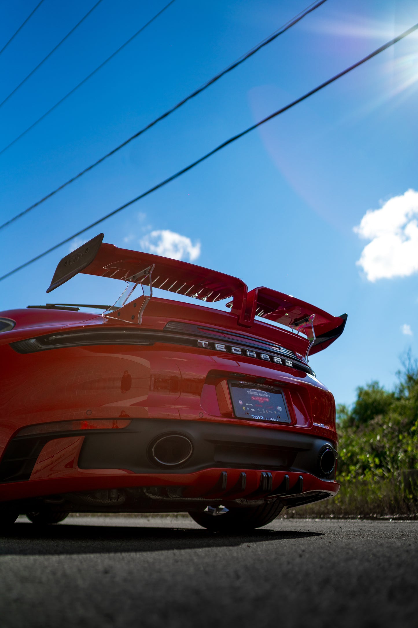 TECHART Rear Lettering for 992