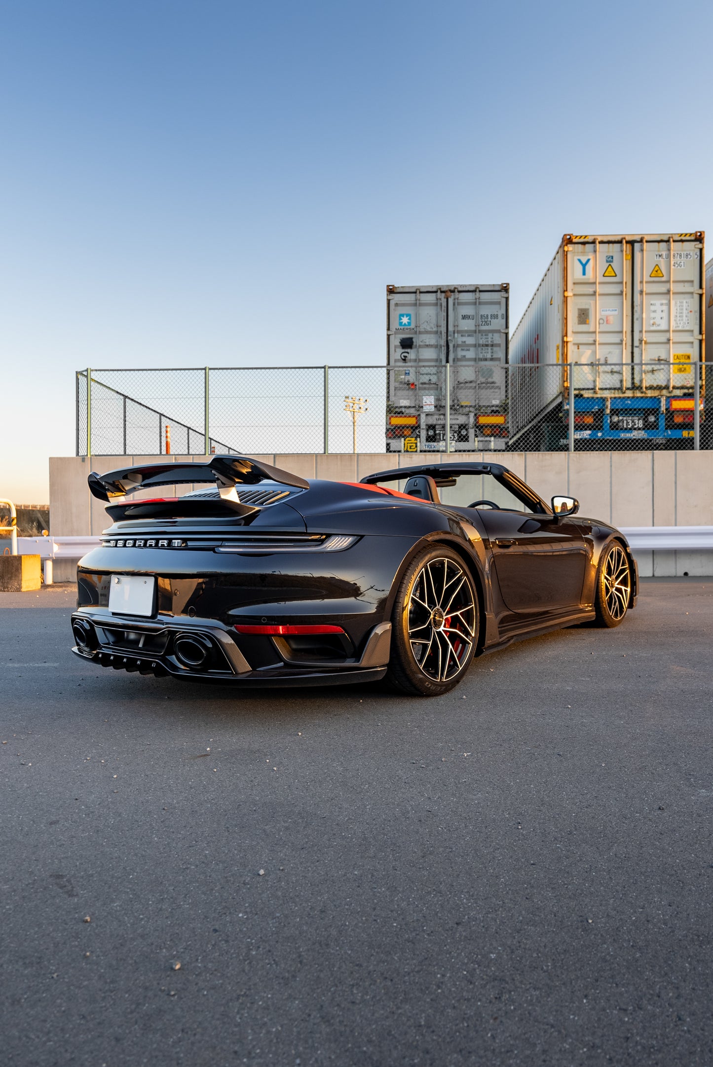 TECHART Air Outlets for Rear Apron 992 Turbo(S)