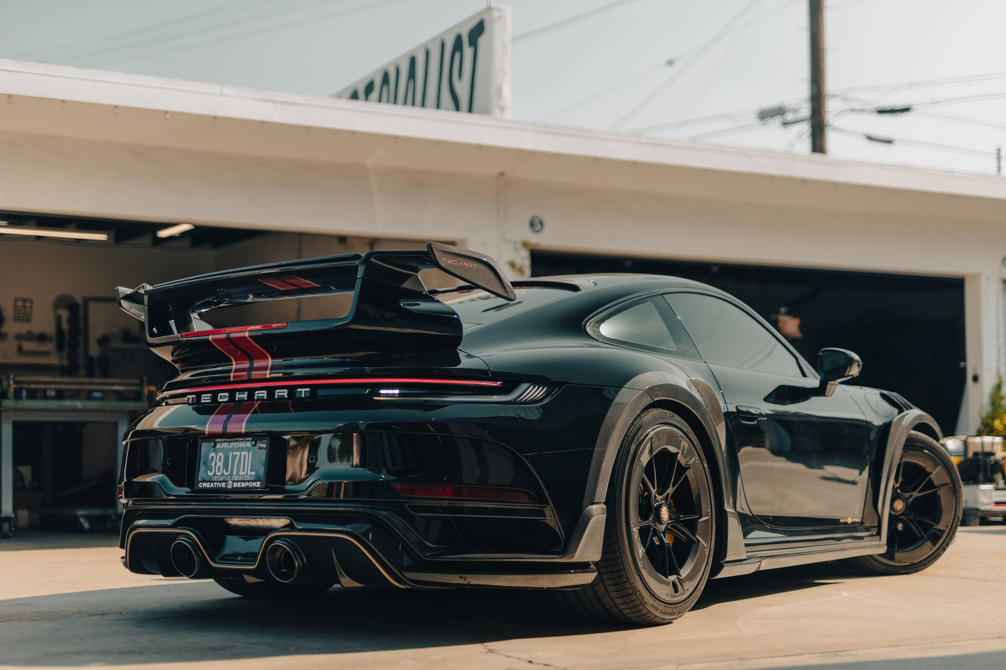 TECHART GTstreet R 13/87 based on 992 Turbo(S) - Creative Bespoke - Phoenix, AZ - SEMA21 - 2021