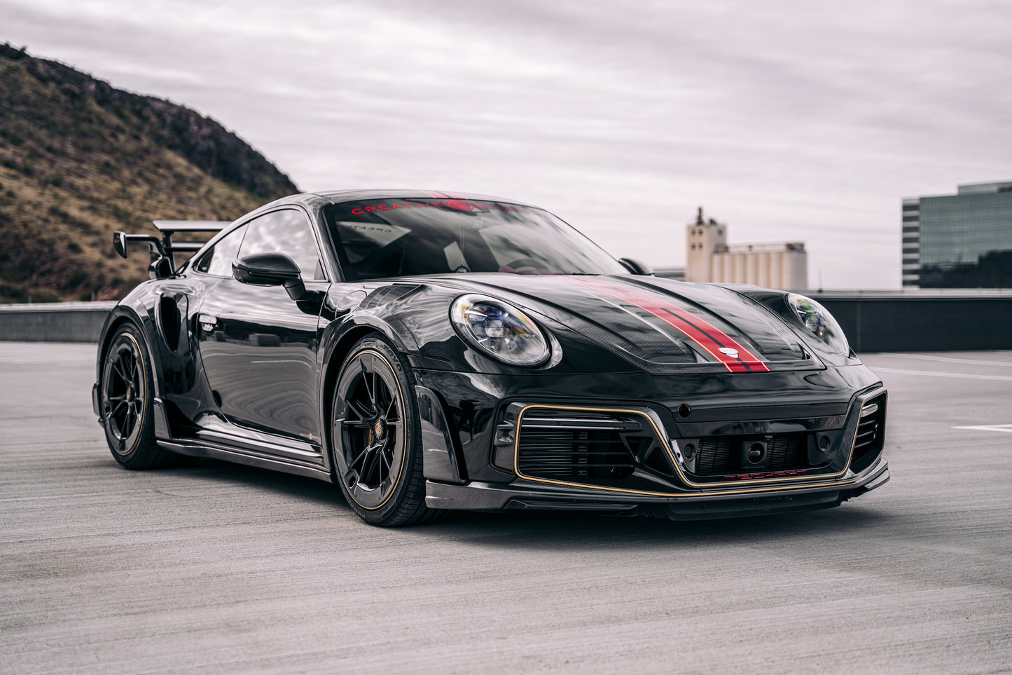 TECHART GTstreet R 13/87 based on 992 Turbo(S) - Creative Bespoke - Phoenix, AZ - SEMA21 - 2021