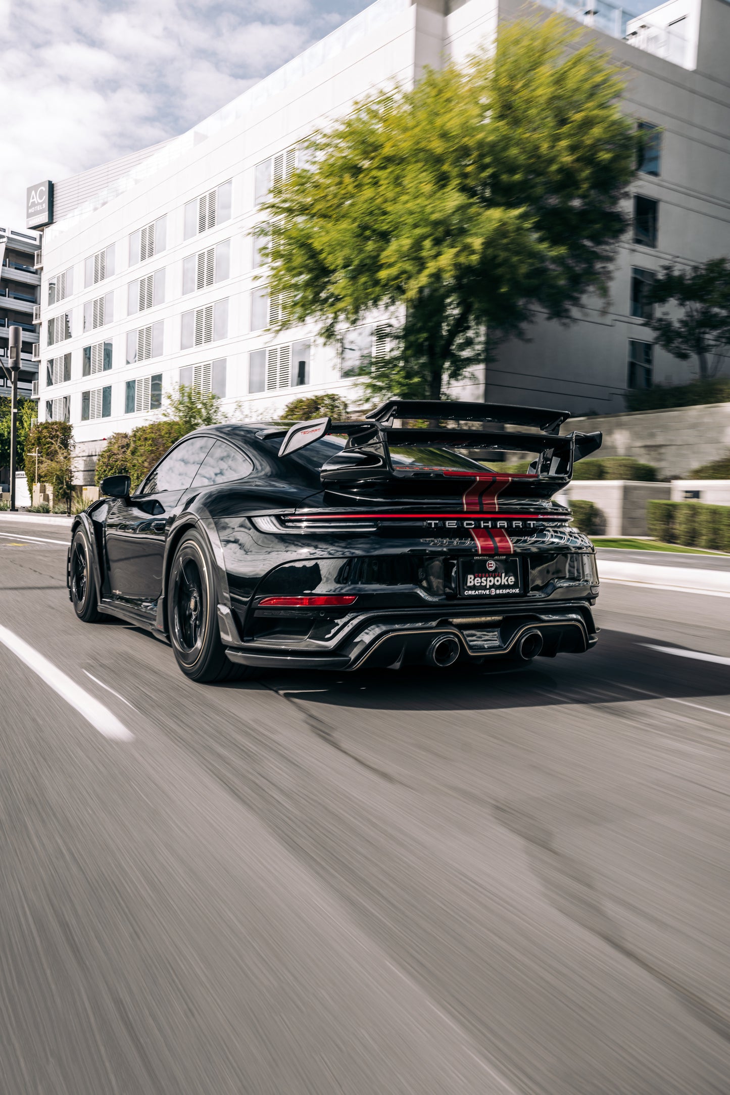 TECHART GTstreet R 13/87 based on 992 Turbo(S) - Creative Bespoke - Phoenix, AZ - SEMA21 - 2021