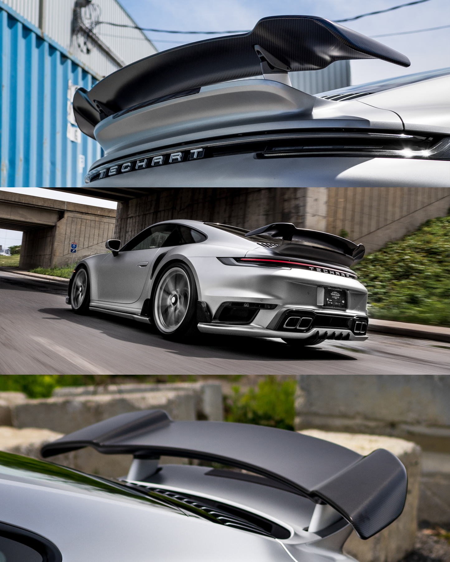TECHART Carbon Rear Spoiler I for 992 Turbo (S)