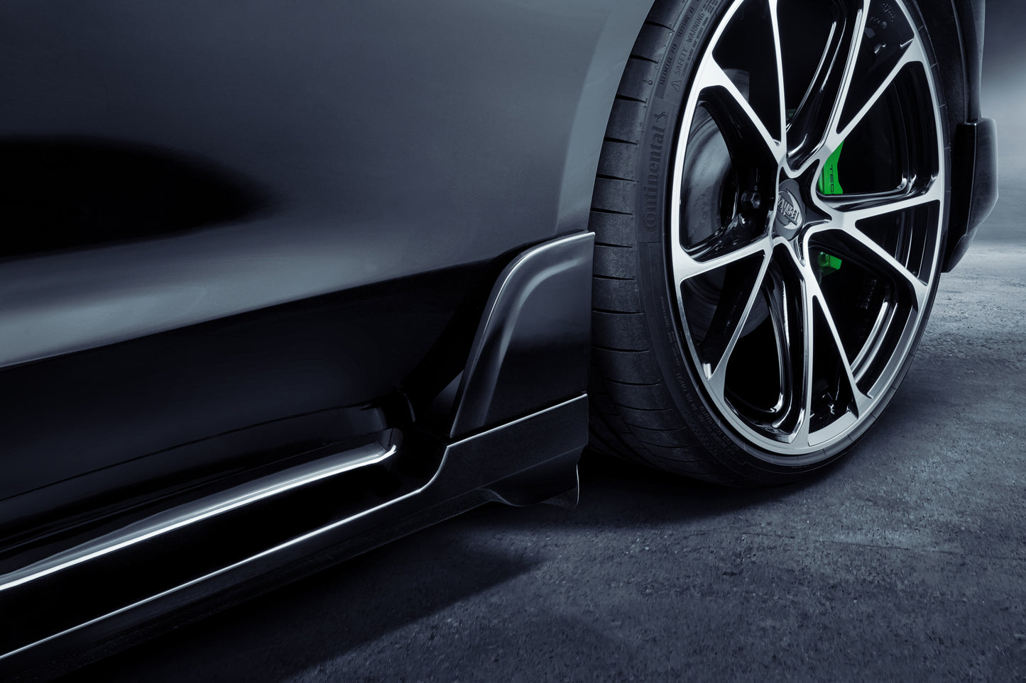 TECHART Carbon Side Skirts with Fin for 9J1 Taycan