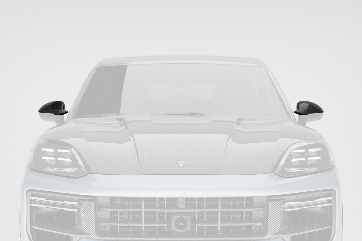 TECHART Carbon Side Mirror trims for E3 Cayenne