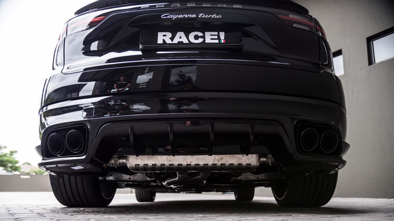 TECHART Rear Apron lower part I incl. Diffusor for E3.1 (9YA/B) Cayenne up to MY23