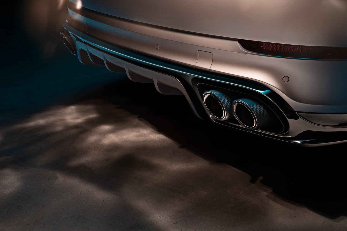 TECHART Rear Apron lower part I incl. Diffusor for E3.1 (9YA/B) Cayenne up to MY23