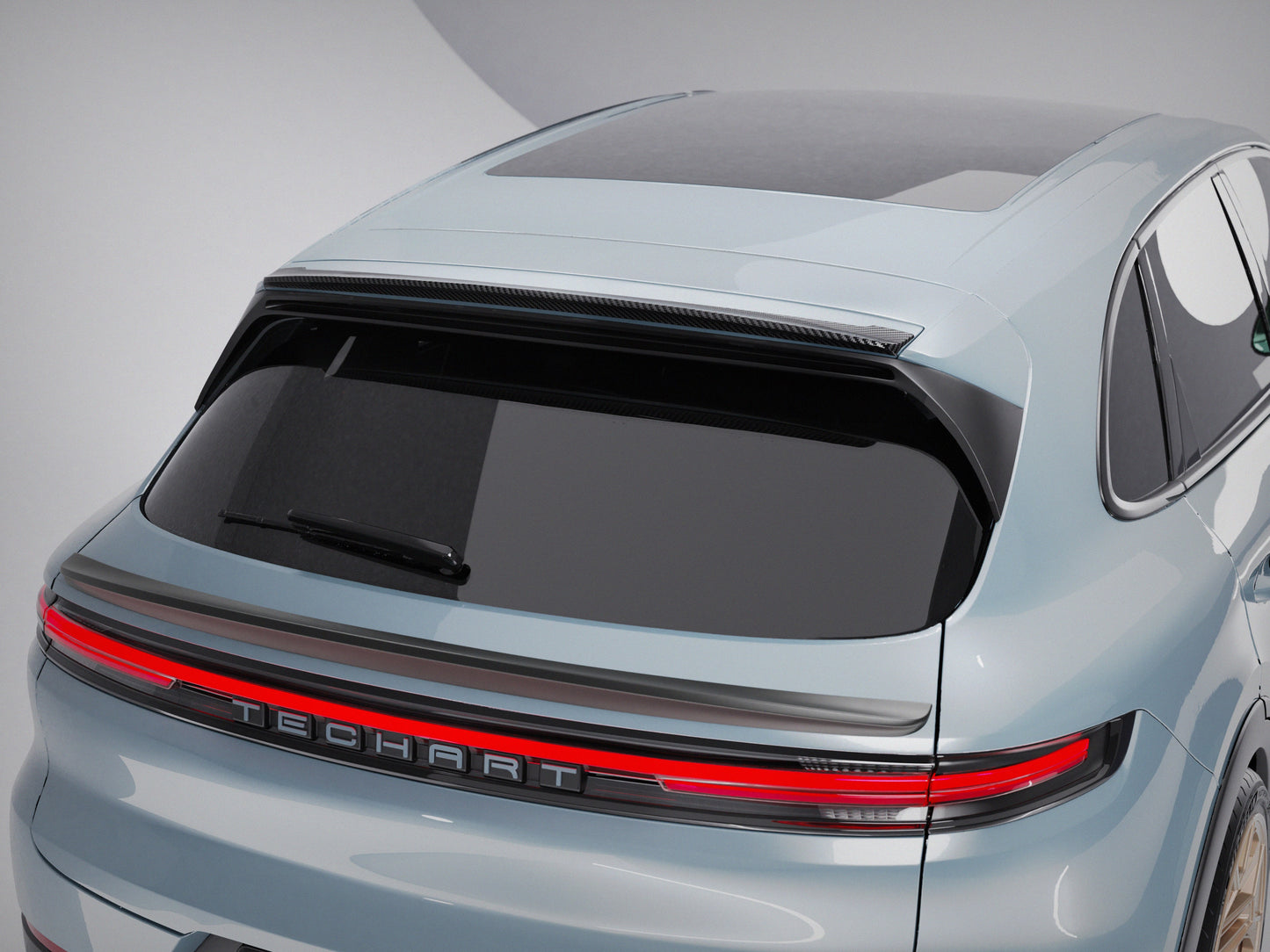 TECHART Rear Lettering for E3.2 Cayenne starting MY24
