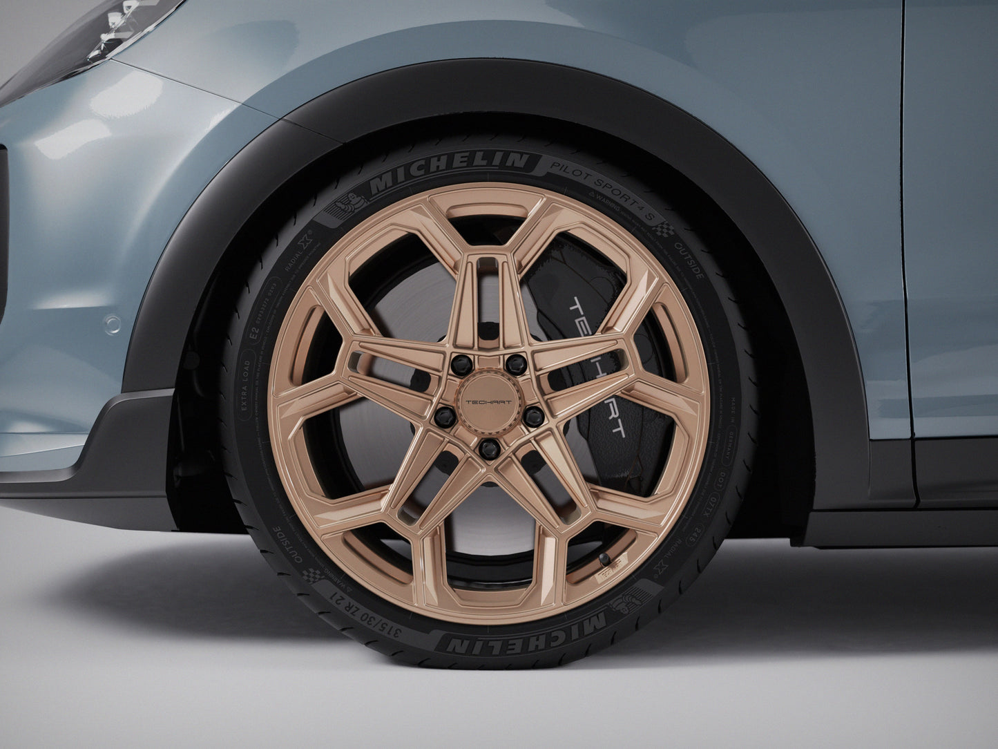 TECHART Daytona II Wheels - Set of 4 Wheels - for 9YA/B (E3) Cayenne