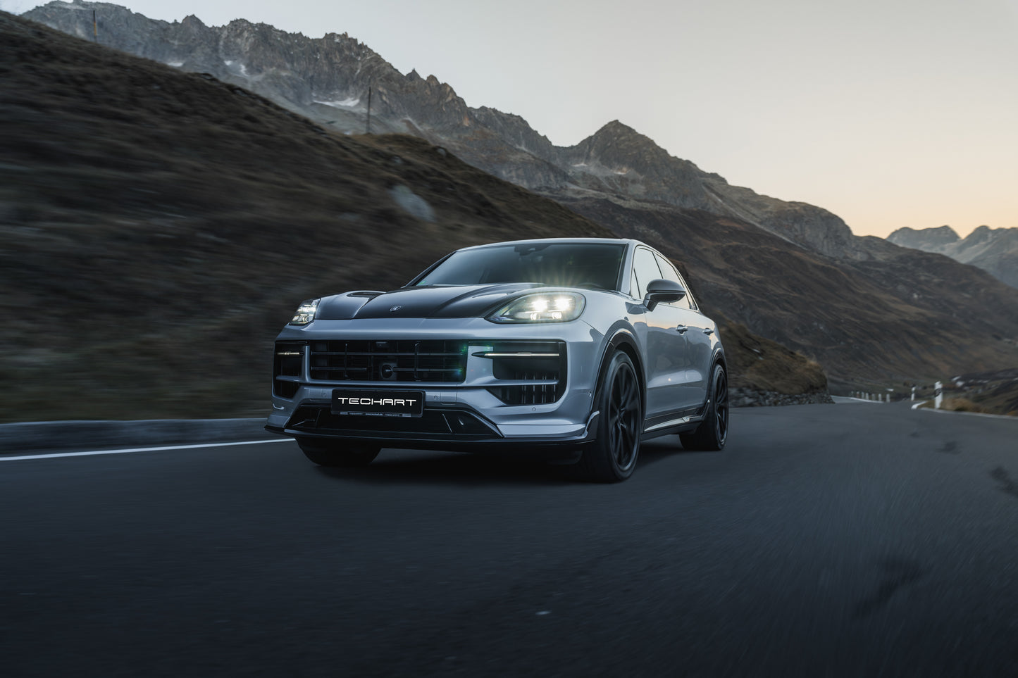 TECHART Lower Aerokit I for E3.2 Cayenne (with SportDesign)