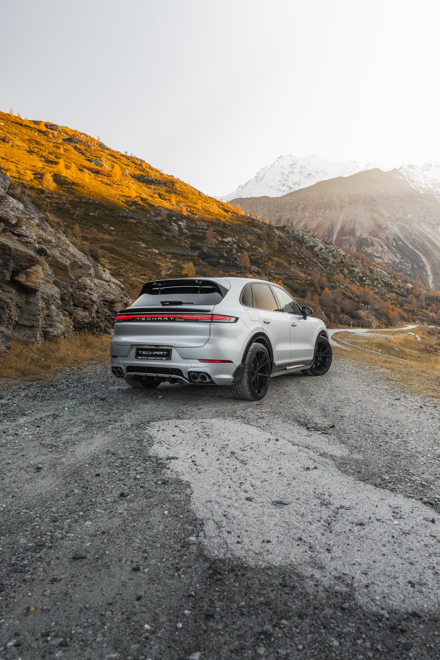 TECHART Rear Diffuser “Four Fast Fins” for E3.2 Cayenne with SportDesign starting MY24