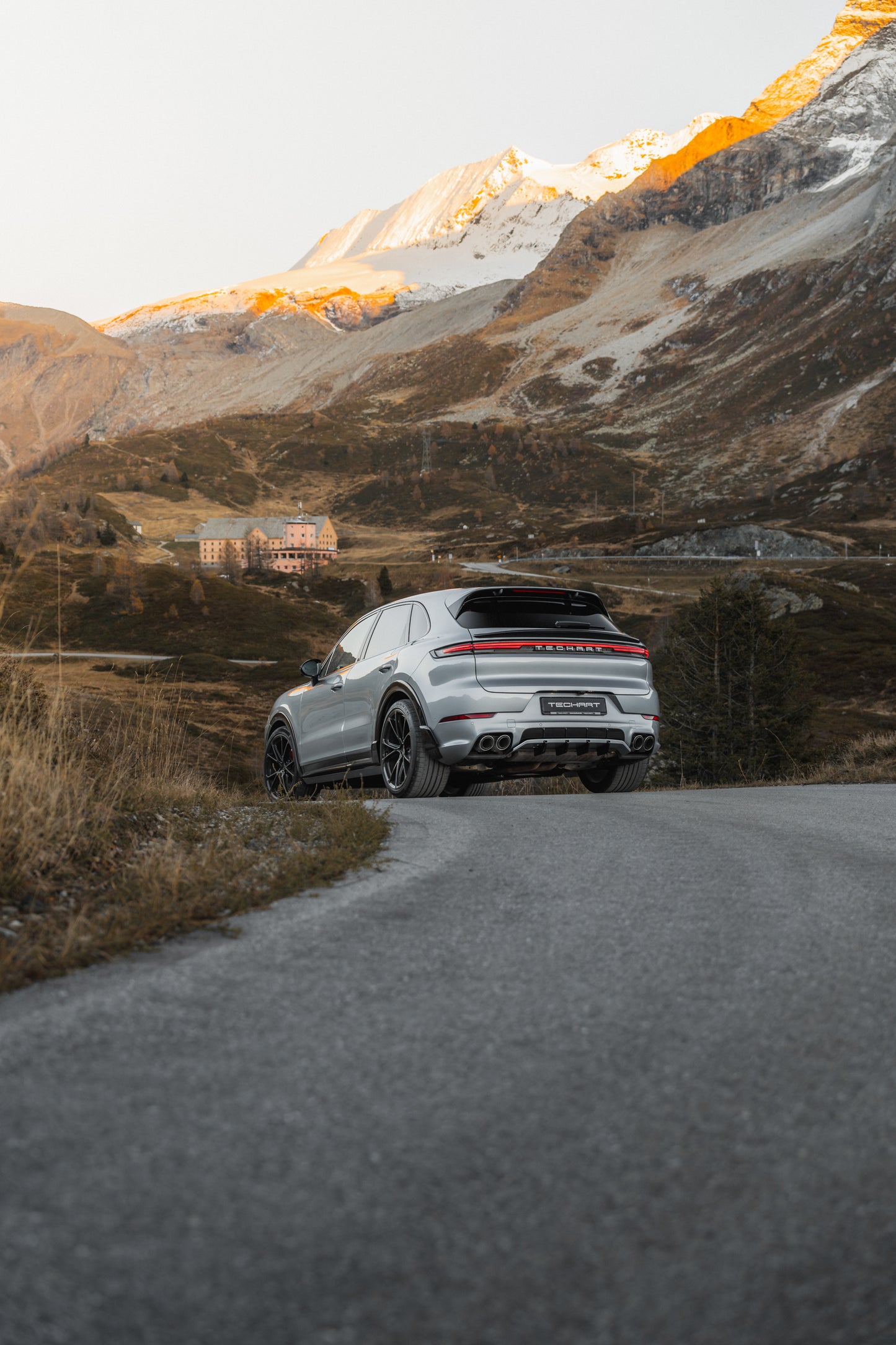 TECHART Rear Diffuser “Four Fast Fins” for E3.2 Cayenne with SportDesign starting MY24