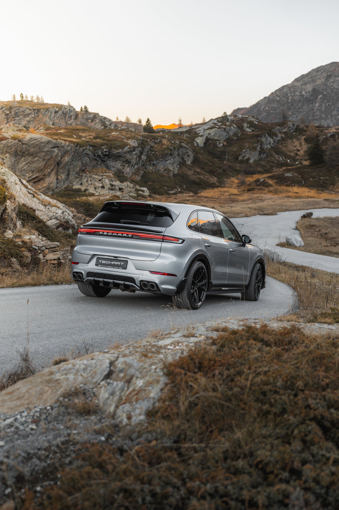TECHART Rear Diffuser “Four Fast Fins” for E3.2 Cayenne with SportDesign starting MY24