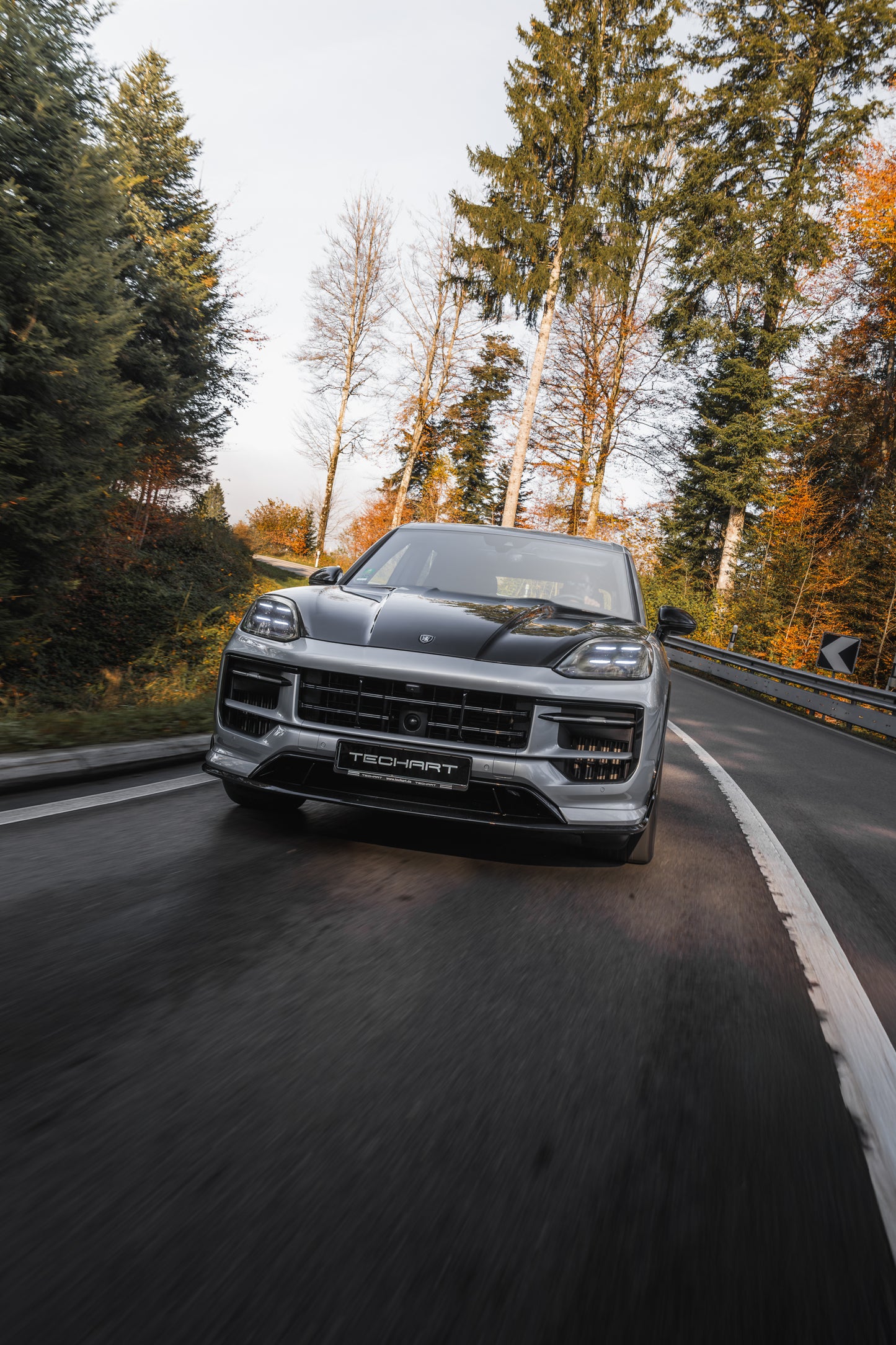 TECHART Rear Diffuser “Four Fast Fins” for E3.2 Cayenne with SportDesign starting MY24