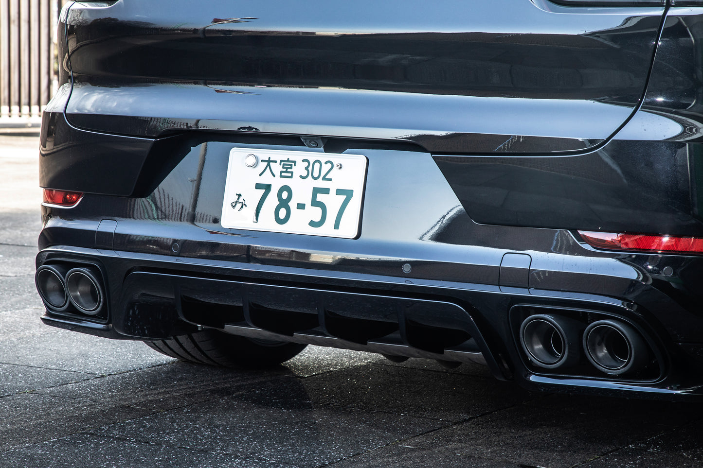 TECHART Rear Apron lower part I incl. Diffusor for E3.1 (9YA/B) Cayenne up to MY23