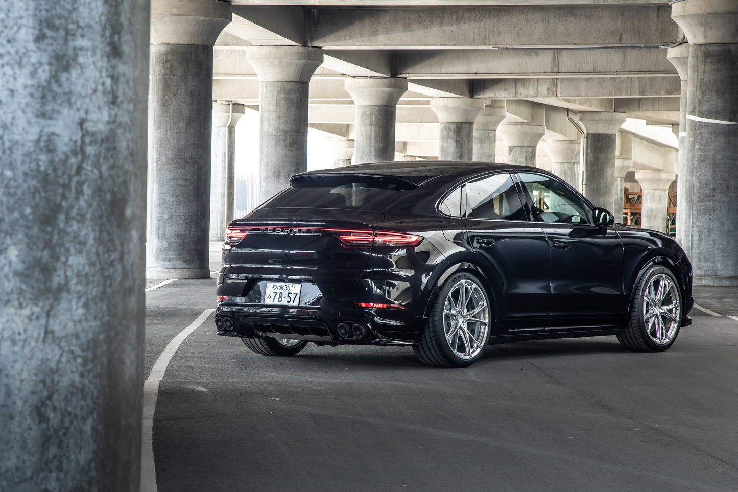 TECHART Rear Apron lower part I incl. Diffusor for E3.1 (9YA/B) Cayenne up to MY23