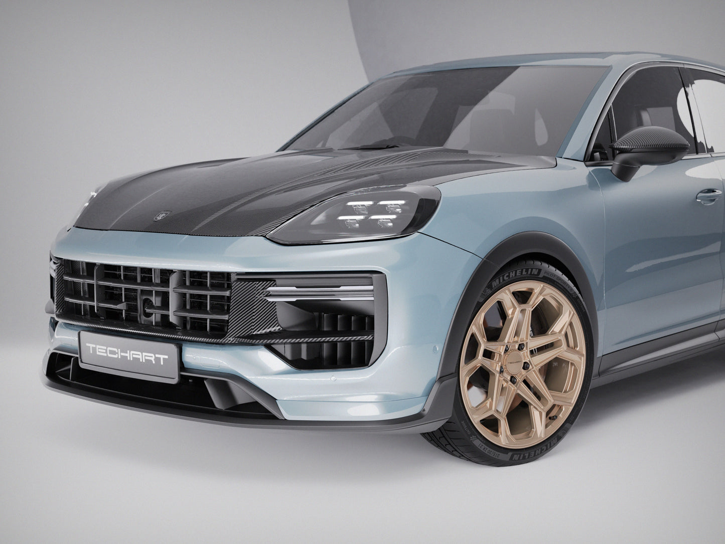 TECHART Carbon Trim Aerokit for E3.2 Cayenne Coupe
