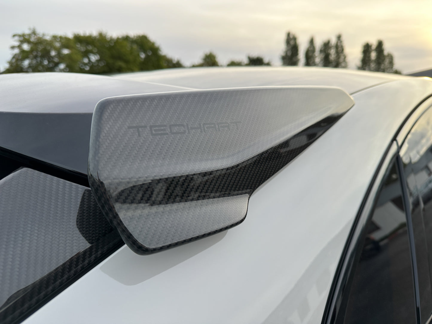 TECHART Roof Spoiler End Plates for 9YB (E3) Cayenne Coupe