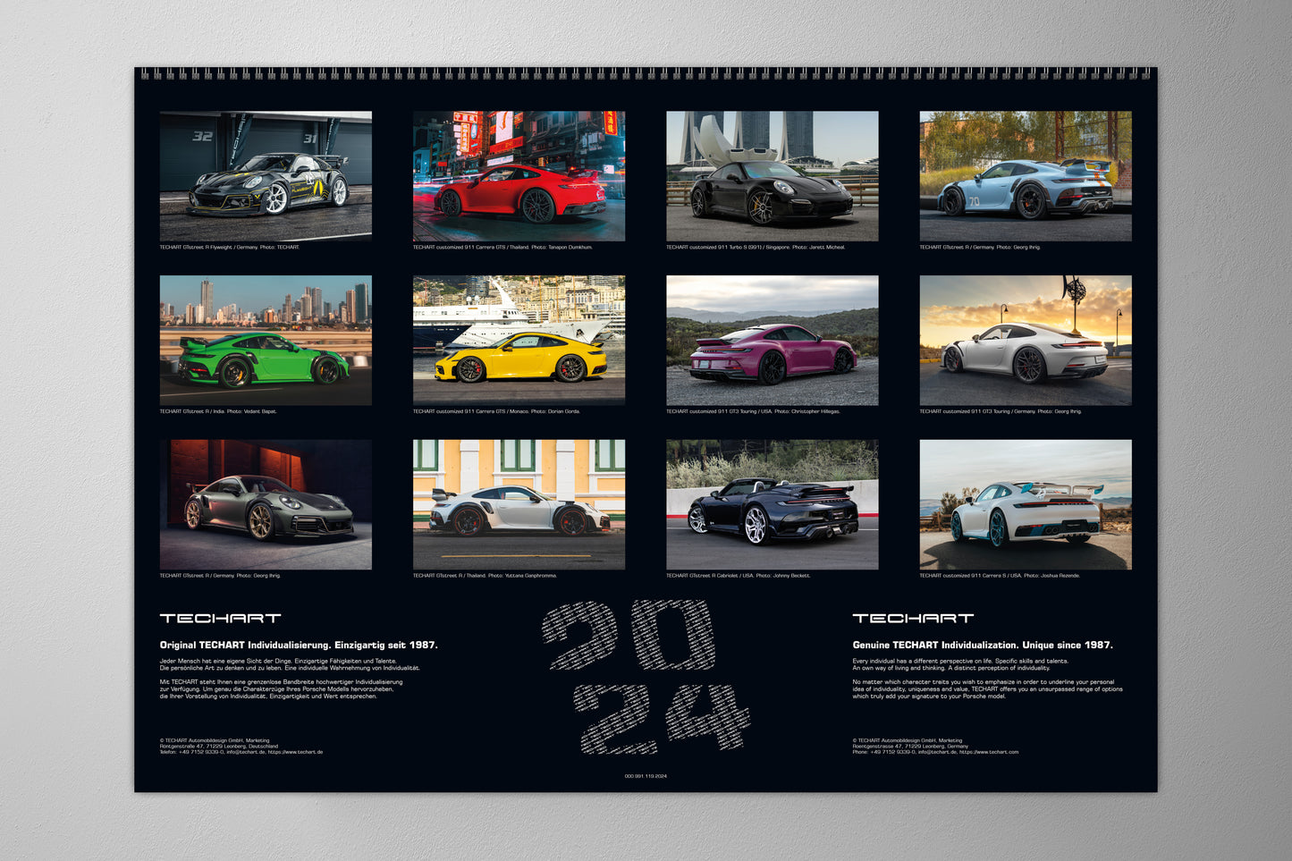 2024 TECHART Calendar