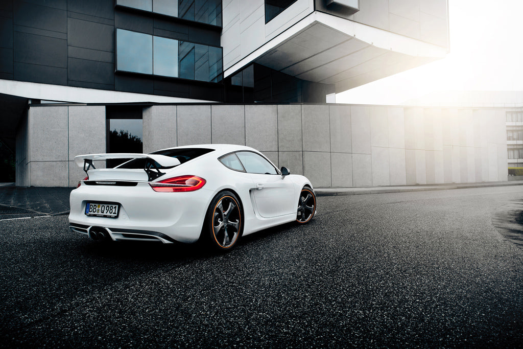 TECHART Rear Spoiler II for 981 Cayman