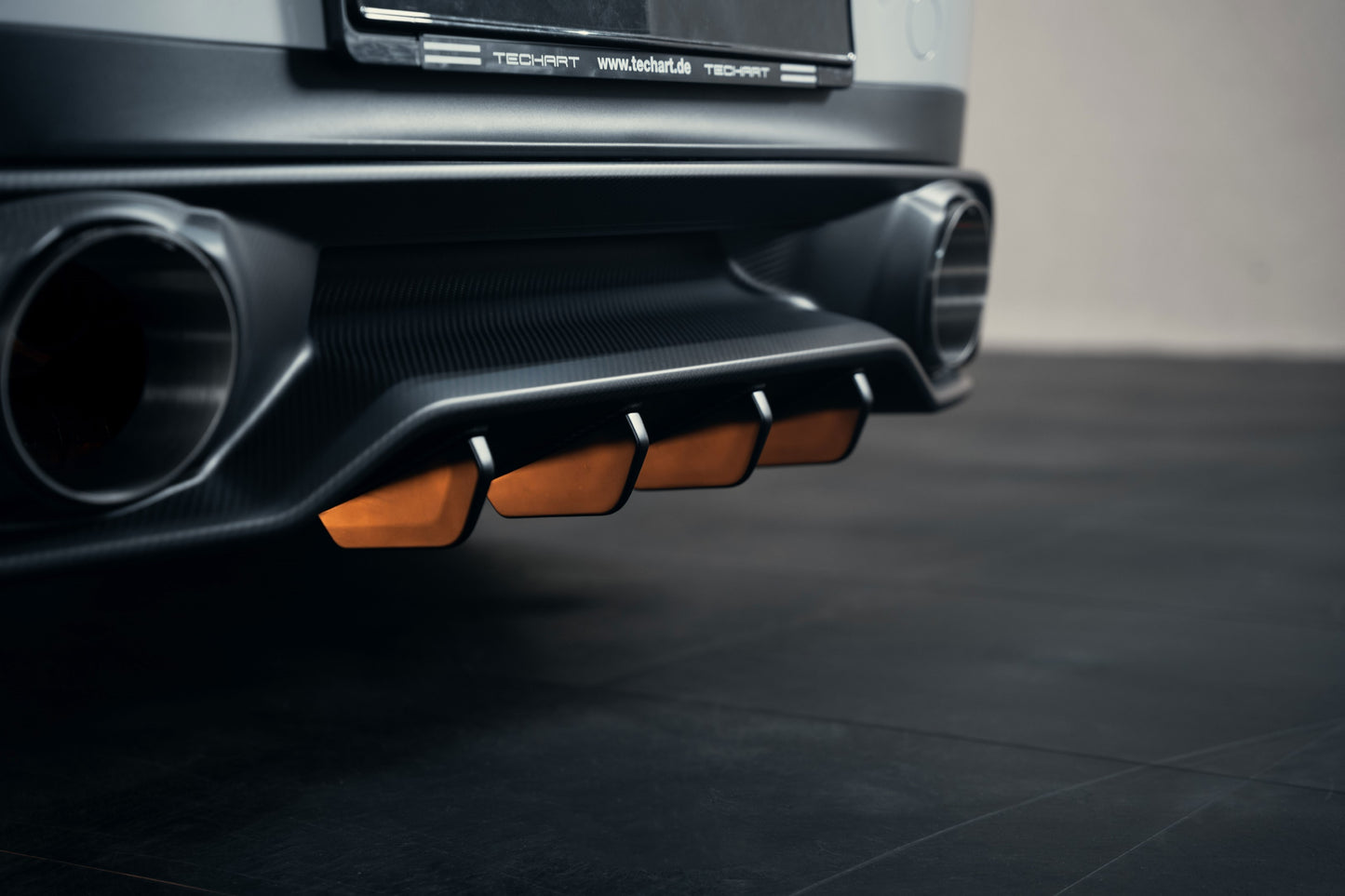 TECHART Carbon Rear Diffuser incl. Carbon Aero Wings for 992.2 Carrera / GTS from MY2025