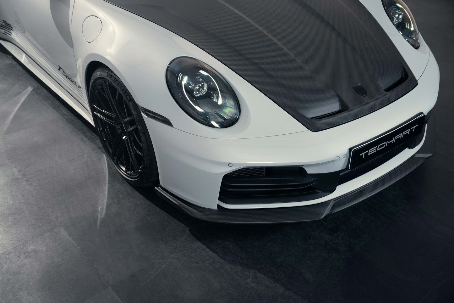 TECHART Carbon Front Spoiler for 992.2 Carrera from MY2025