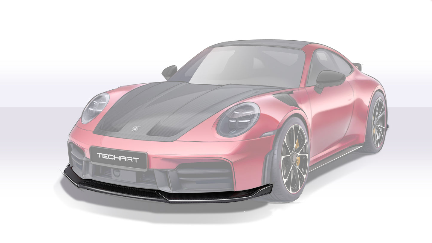 TECHART Carbon Front Spoiler for 992.2 Carrera from MY2025 - Pre-Order