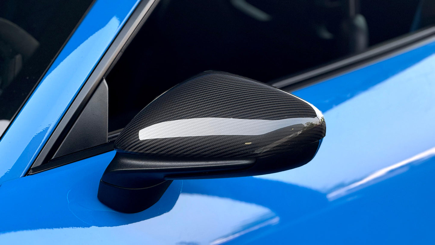 TECHART Carbon Side Mirror Trims for 992