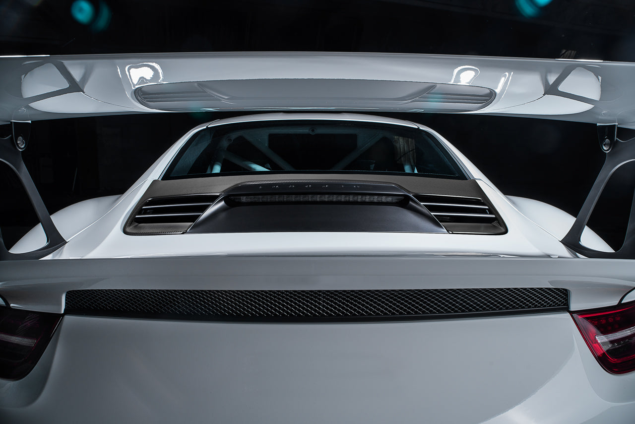 TECHART Tailgate Panel Carbon "matte" for 991.1 GT3 RS until MY16