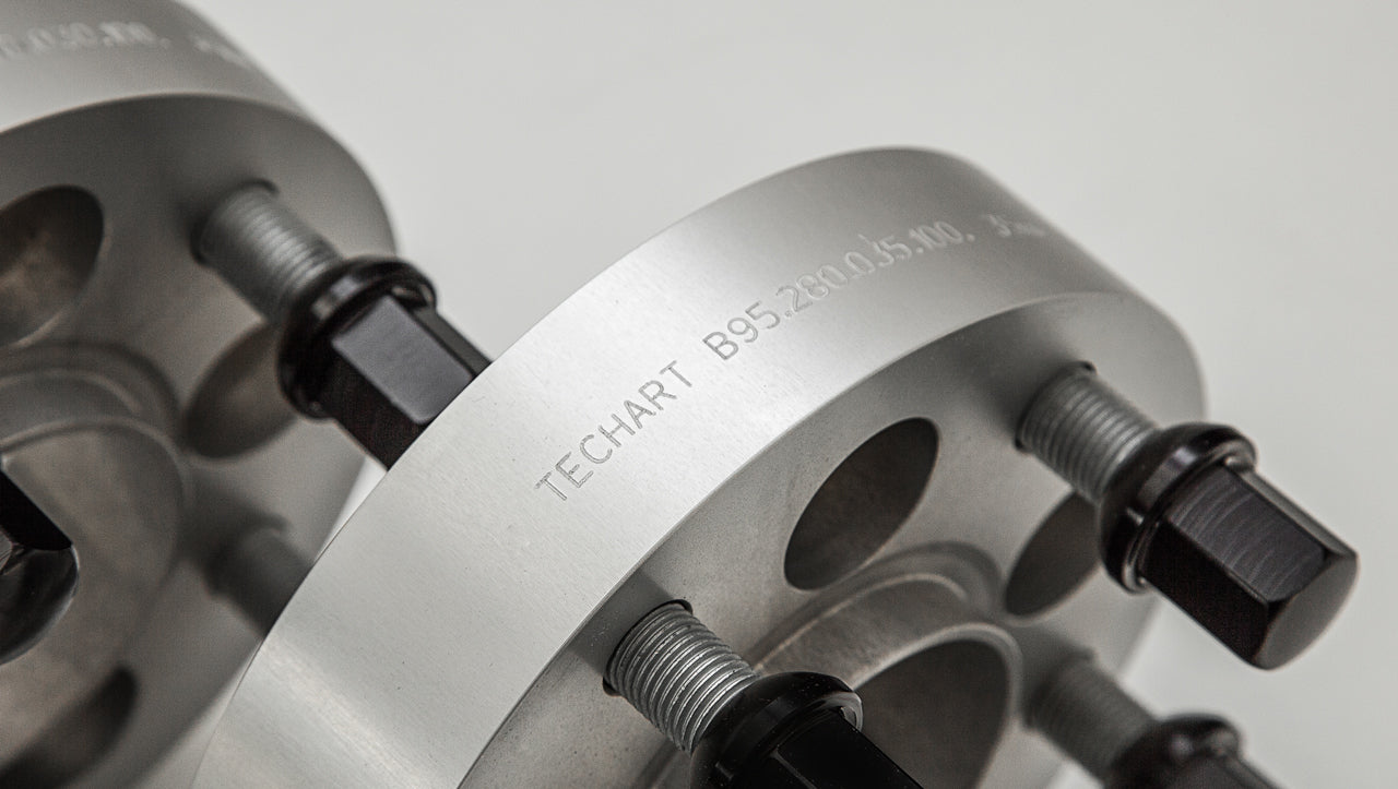 TECHART Bolt Circle Adapter 40mm, BC 112/5 - 130/5 for Macan