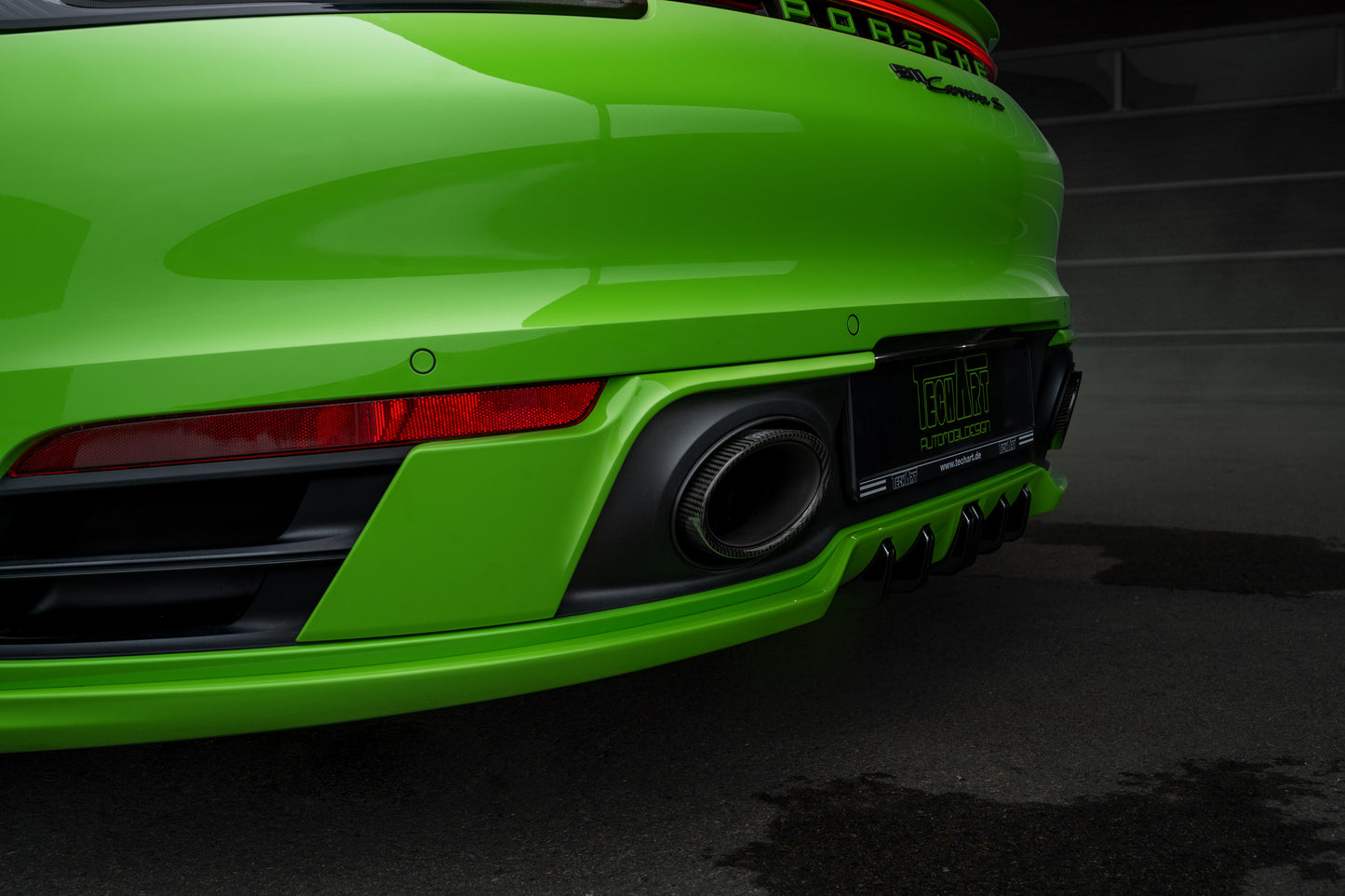 TECHART Carbon Tail Pipe Kit  for 992  with Sport Exhaust