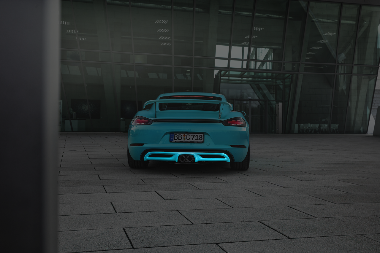 TECHART Diffusor Add-On for 718 Boxster & Cayman
