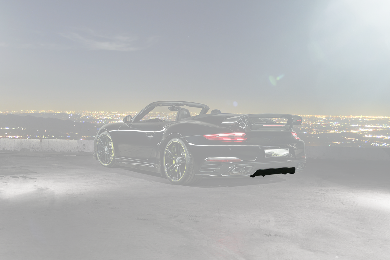 TECHART Diffusor Add-On for Rear Apron for 991.2 Turbo from MY17