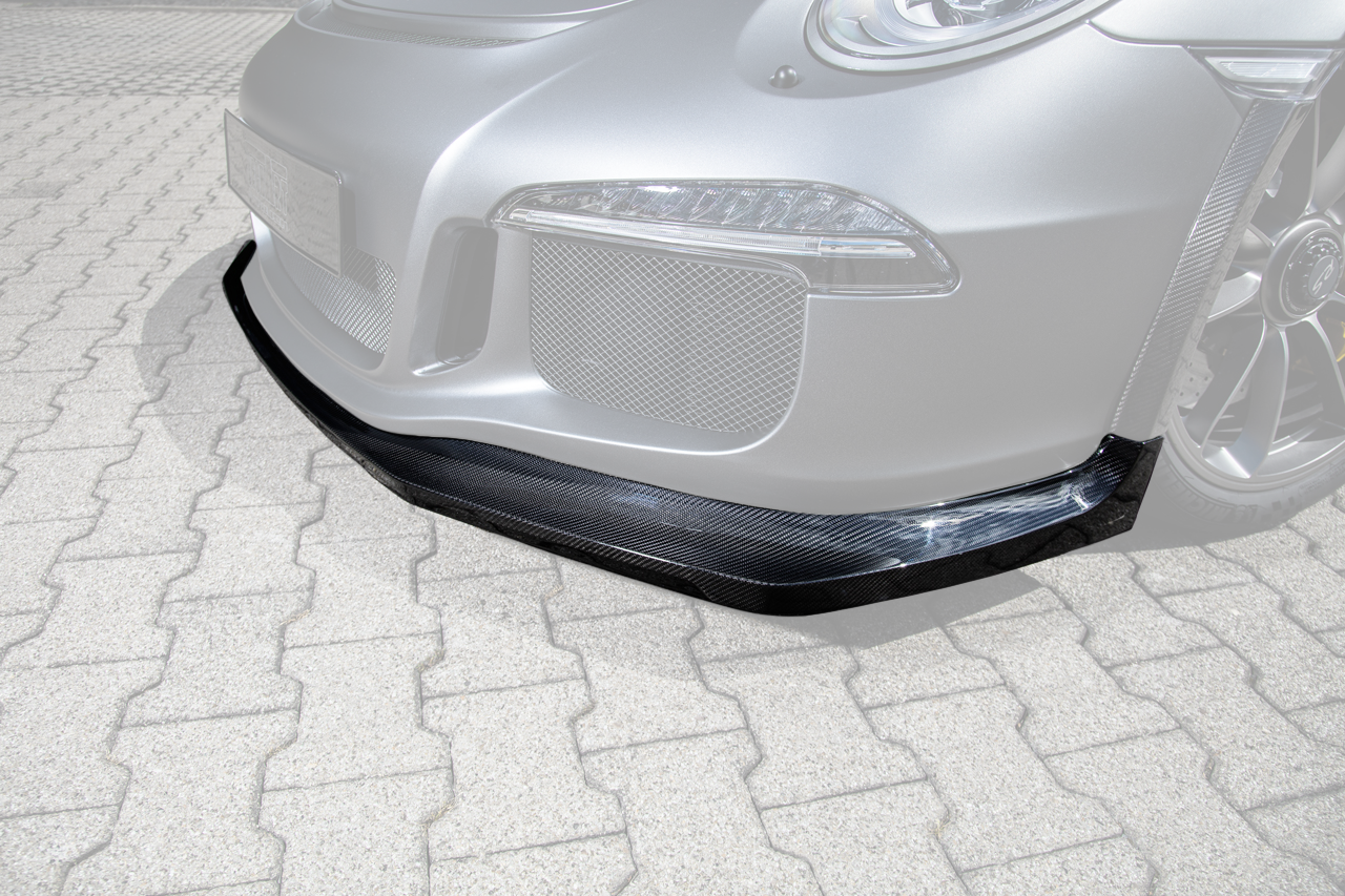 TECHART Front Spoiler Carbon "glossy" for 991.1 GT3 RS until MY16