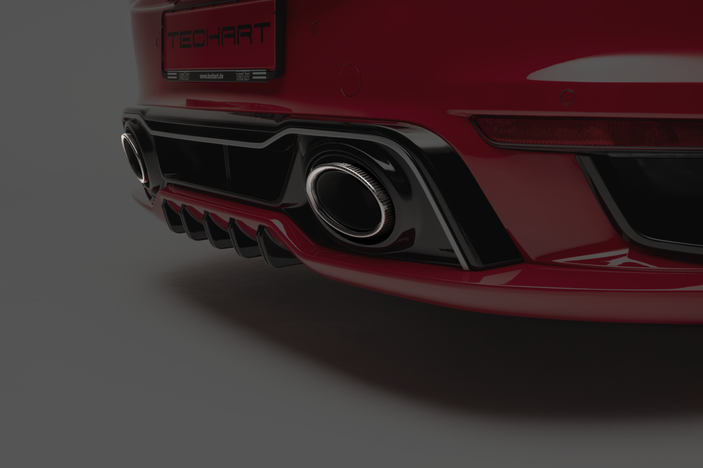 TECHART Carbon Tail Pipe Kit  for 992  with Sport Exhaust