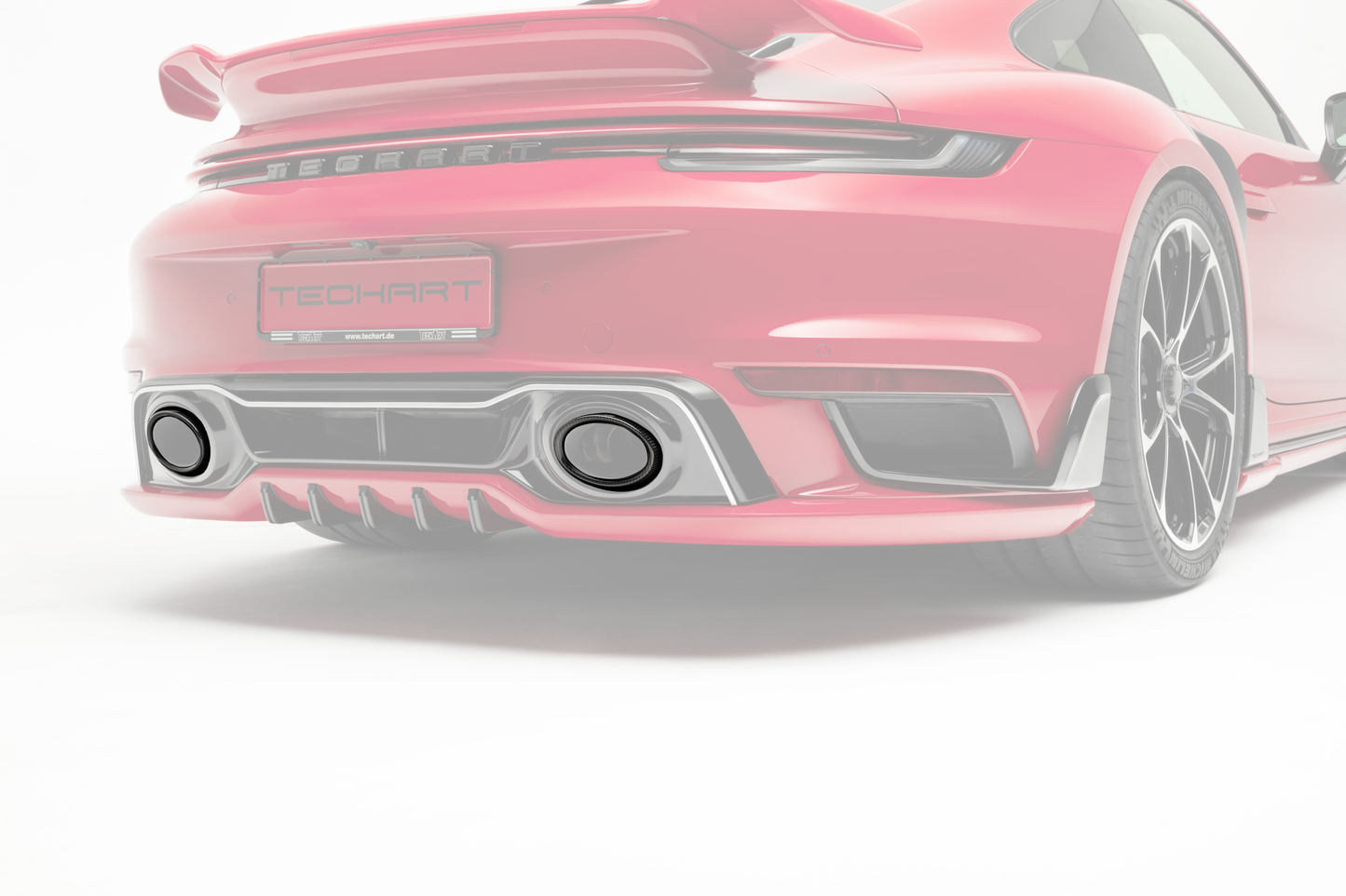 TECHART Carbon Tail Pipe Kit  for 992  with Sport Exhaust