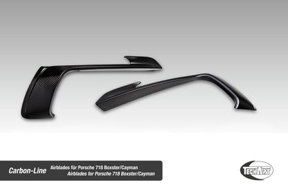 TECHART Carbon Front Airblades for 718